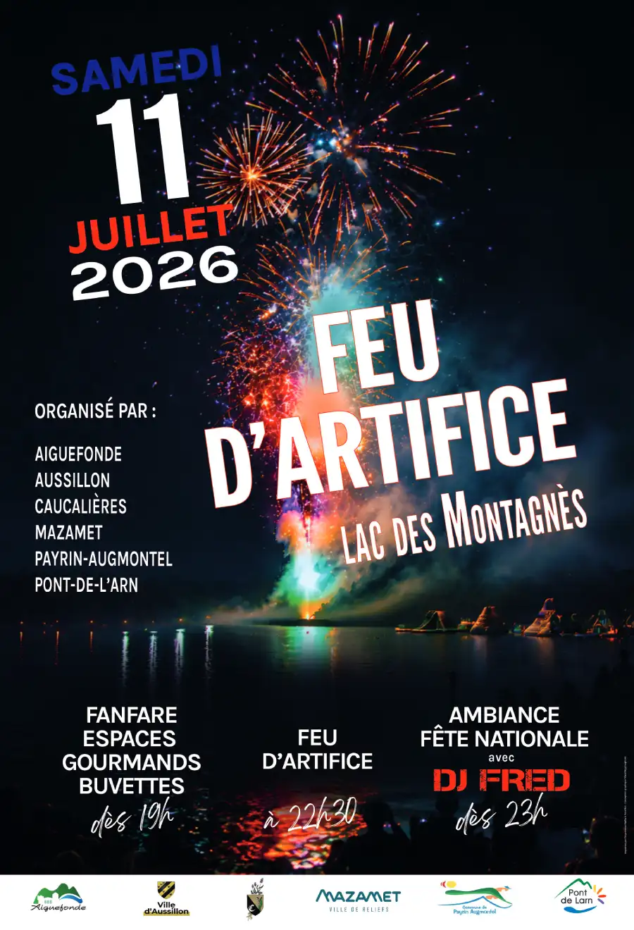 affiche feu d'artifice mazamet marie regy<br />